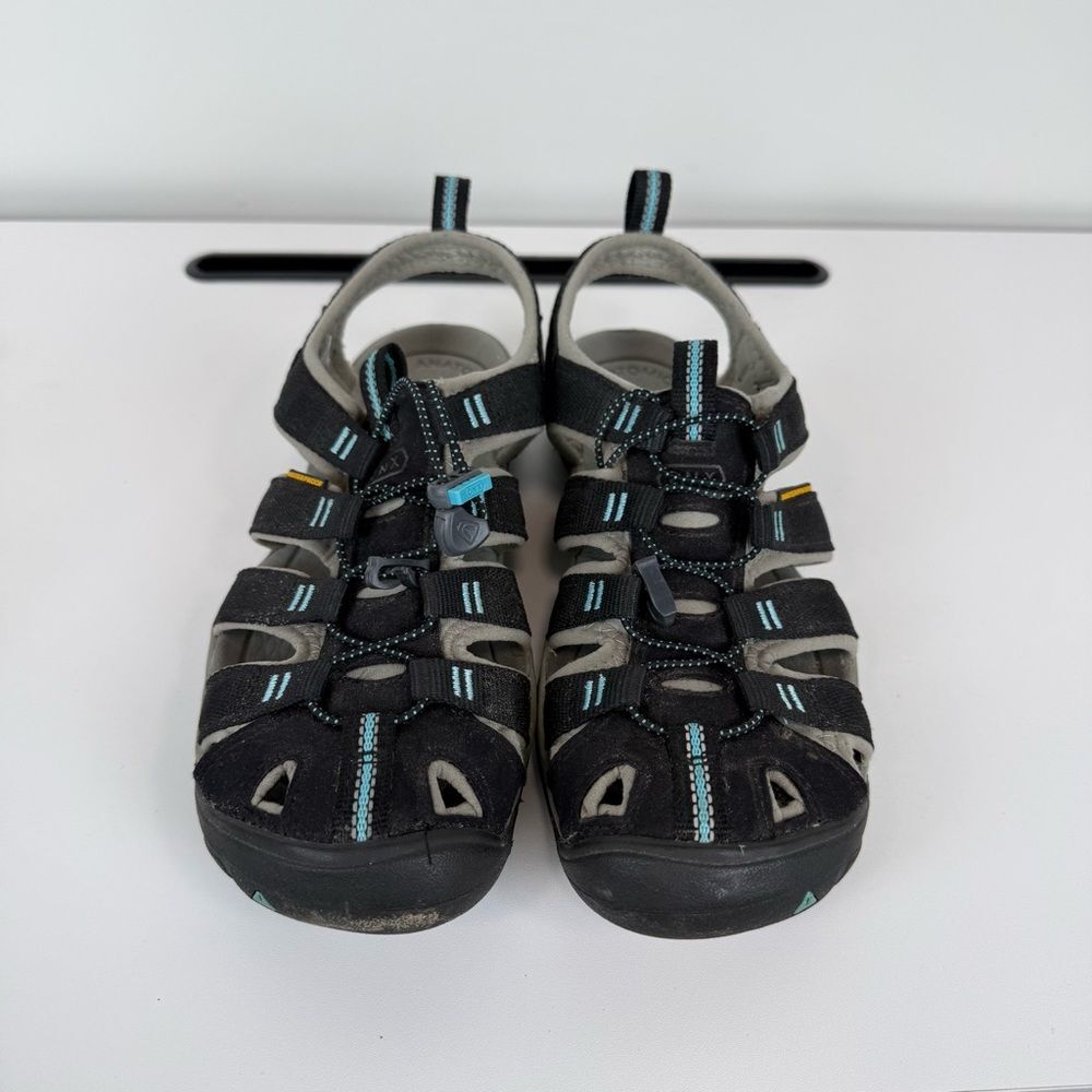 Keen Women's Clearwater CNX Sandal 1016298 Size 8 Black Grey Teal